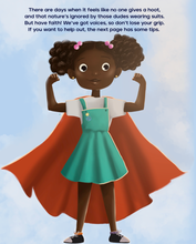 Load image into Gallery viewer, Zaynab the Great and the Giant Plastic Monster Print Book